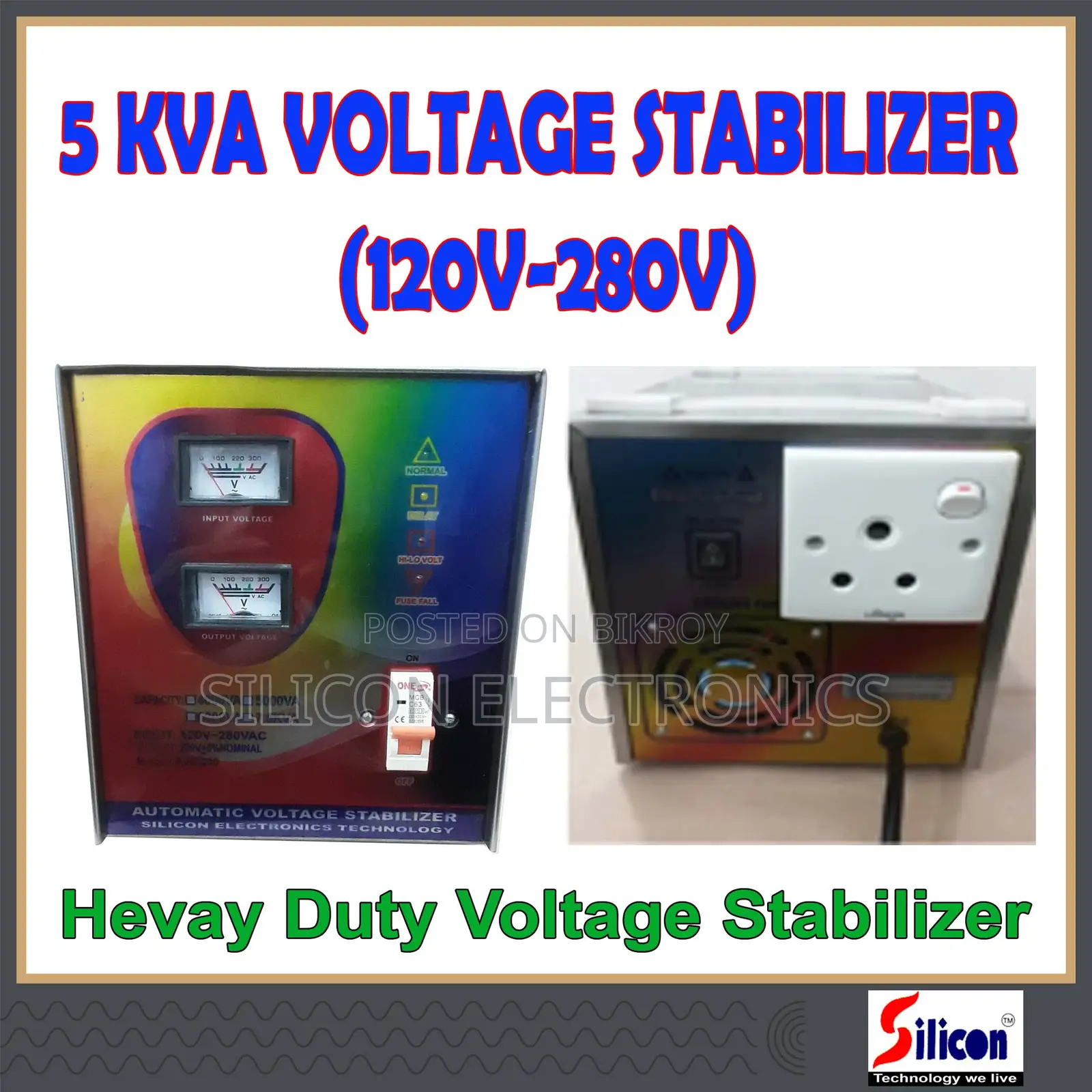 Voltage Stabilizer 5kva(120v-280v)