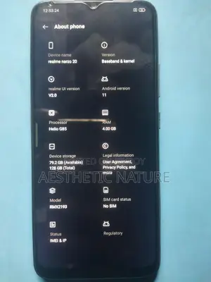 Realme Narzo 20 128 GB Gray