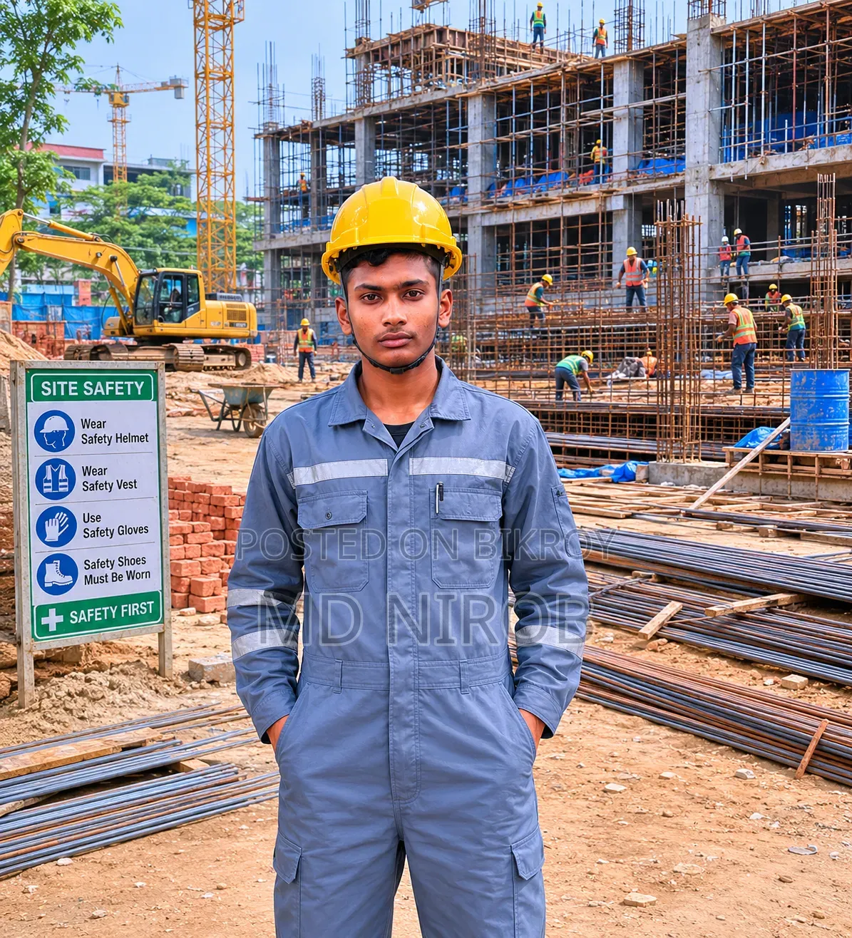 Looking for work. Helper for an electrician or engineer in a large company.