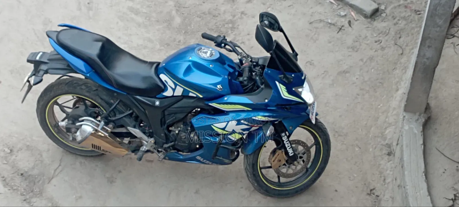 Suzuki Gixxer Monotone 2016 Blue