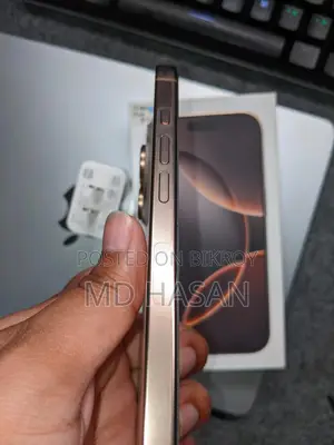 নতুন অ্যাপল আইফোন ১৬ প্রো ২৫৬ জিবি গোল্ড