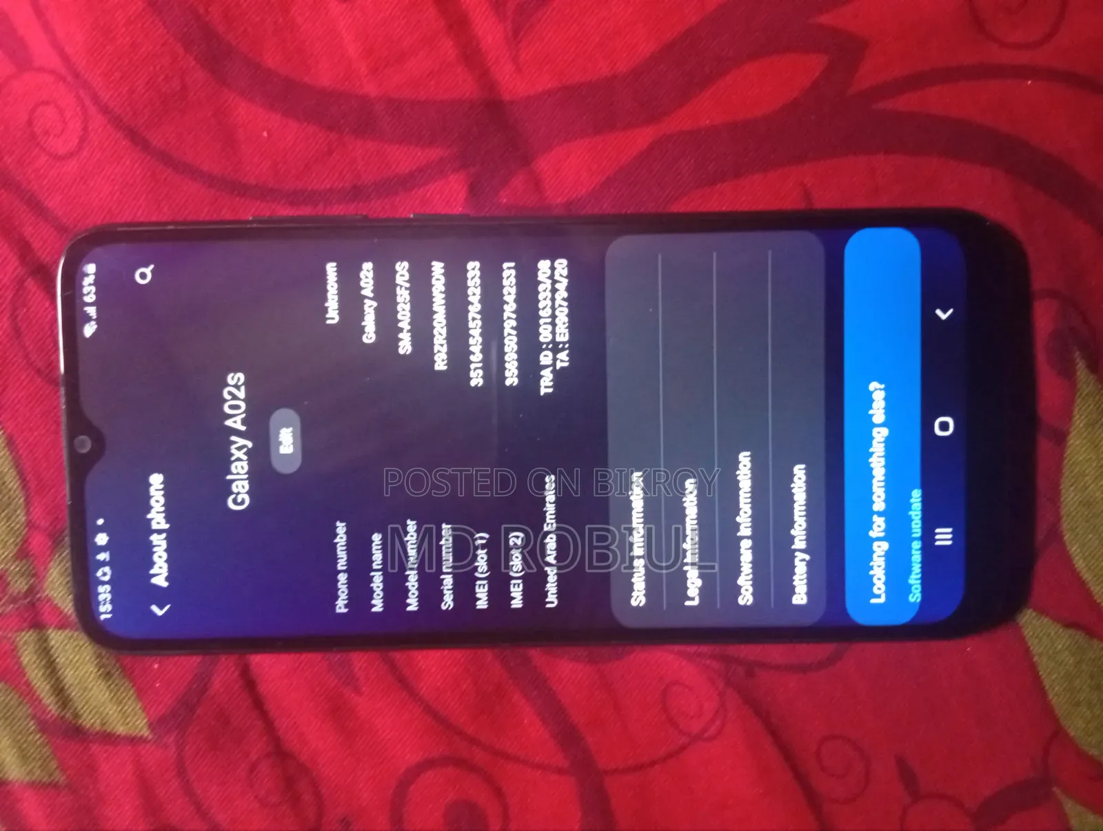 Samsung Galaxy A02S 64 GB Black