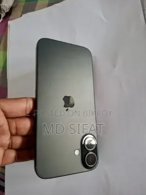 অ্যাপল আইফোন ১৬ প্লাস ১২৮ জিবি কালো