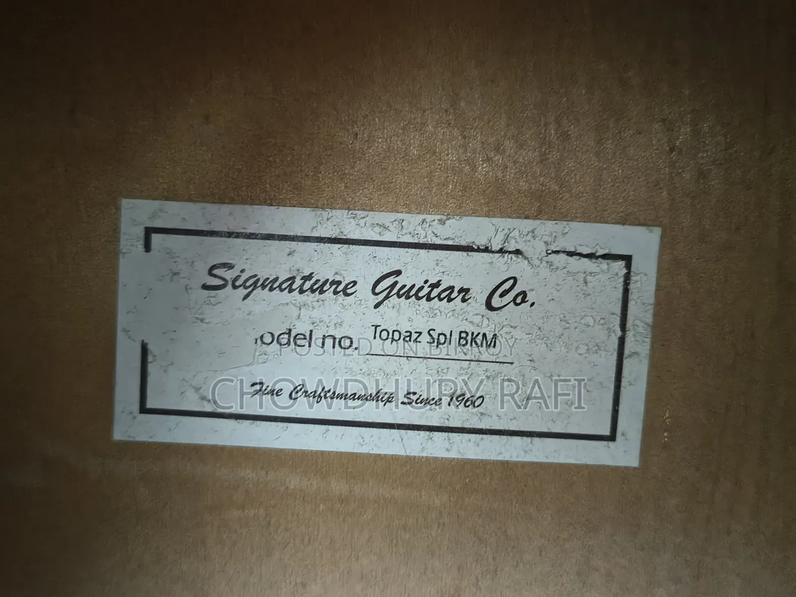 Signature Guitar