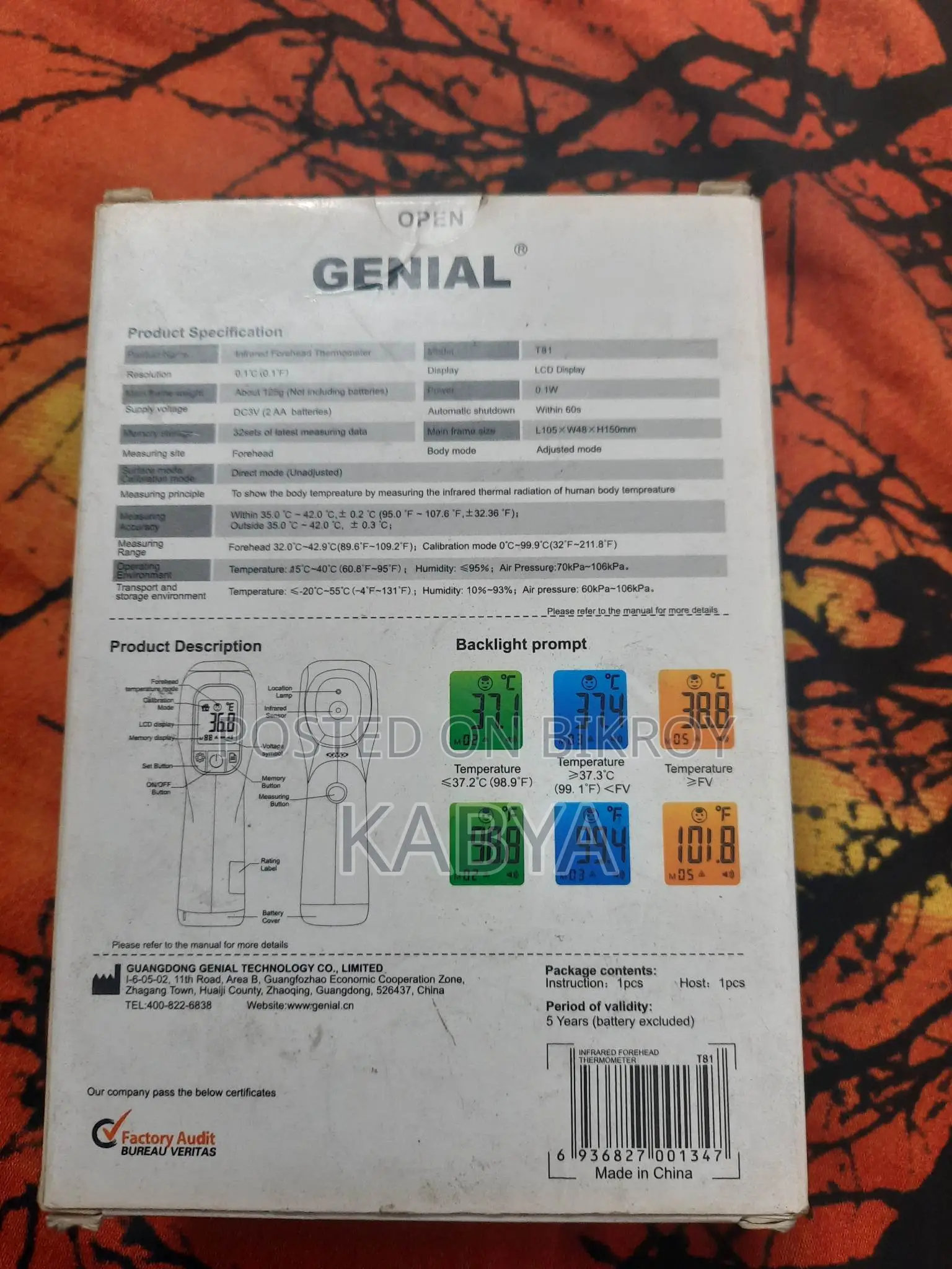 Genial Thermometer From Australia
