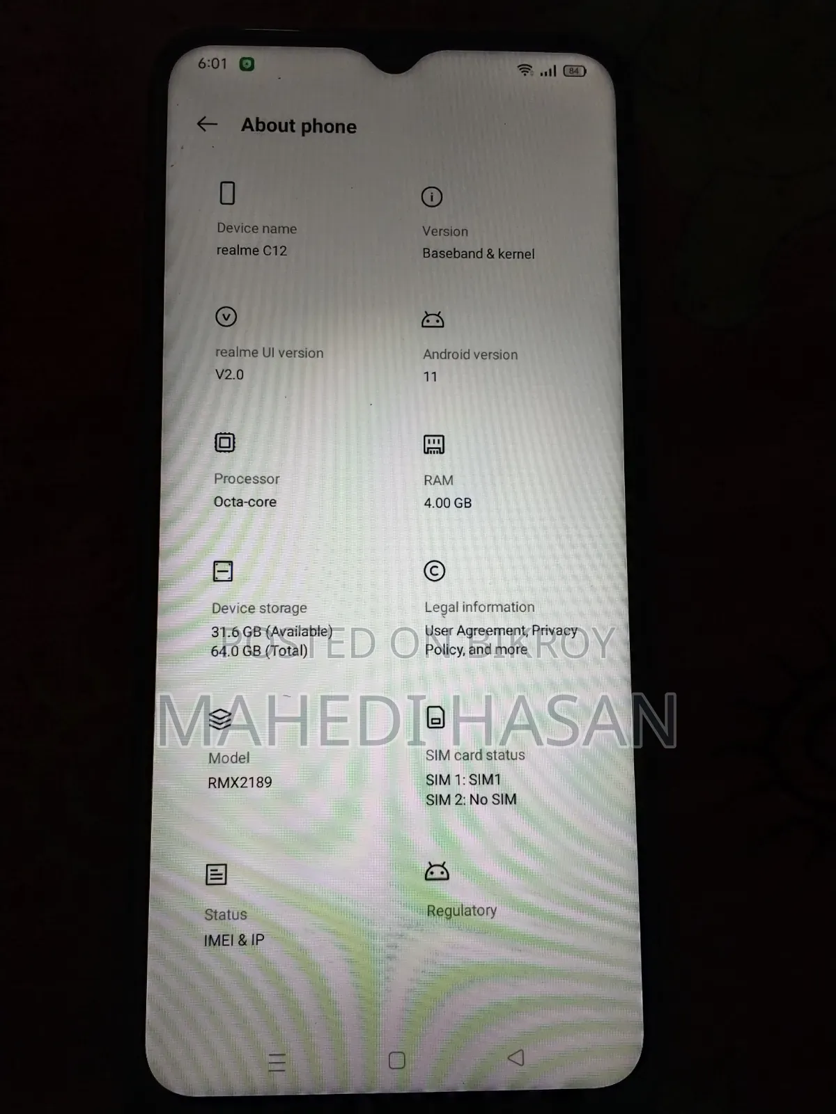 Realme C12 64 GB Blue