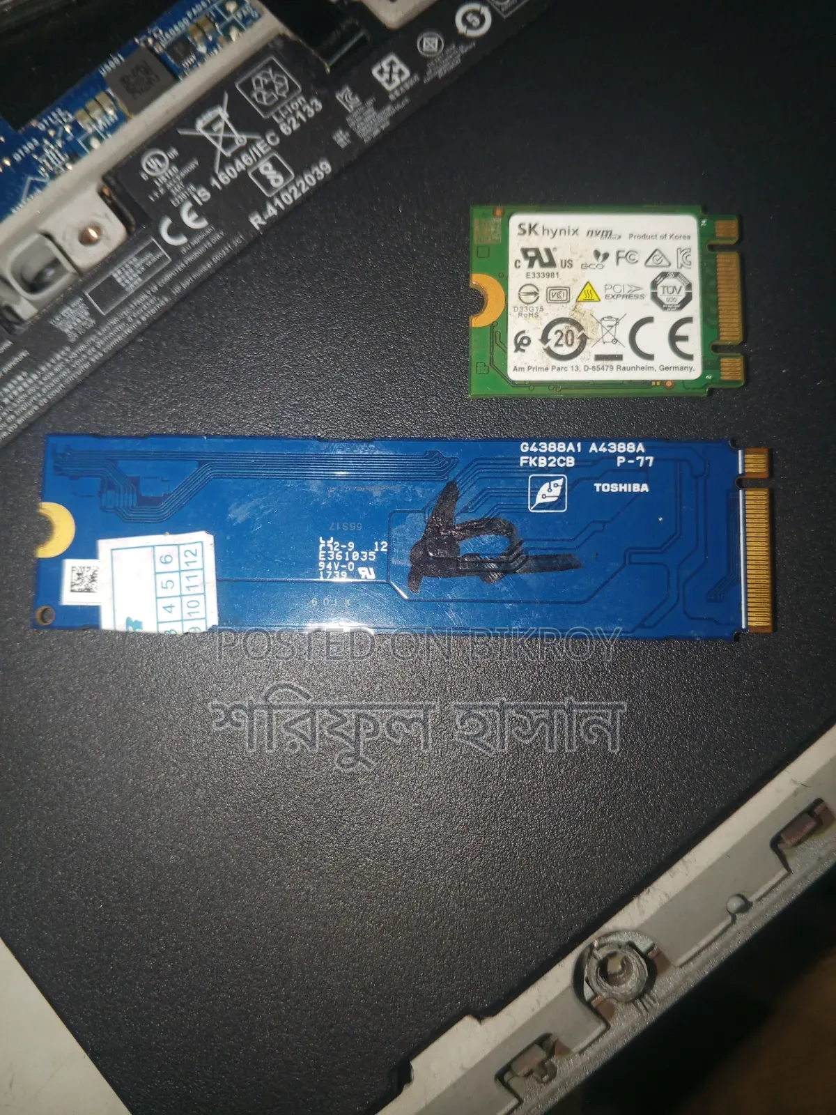 Laptop NVMe 256GB SSD