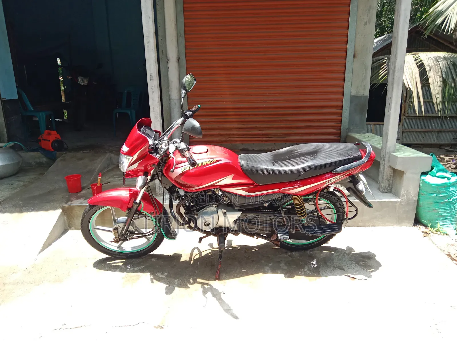 Bajaj Platina 100 2023 Red