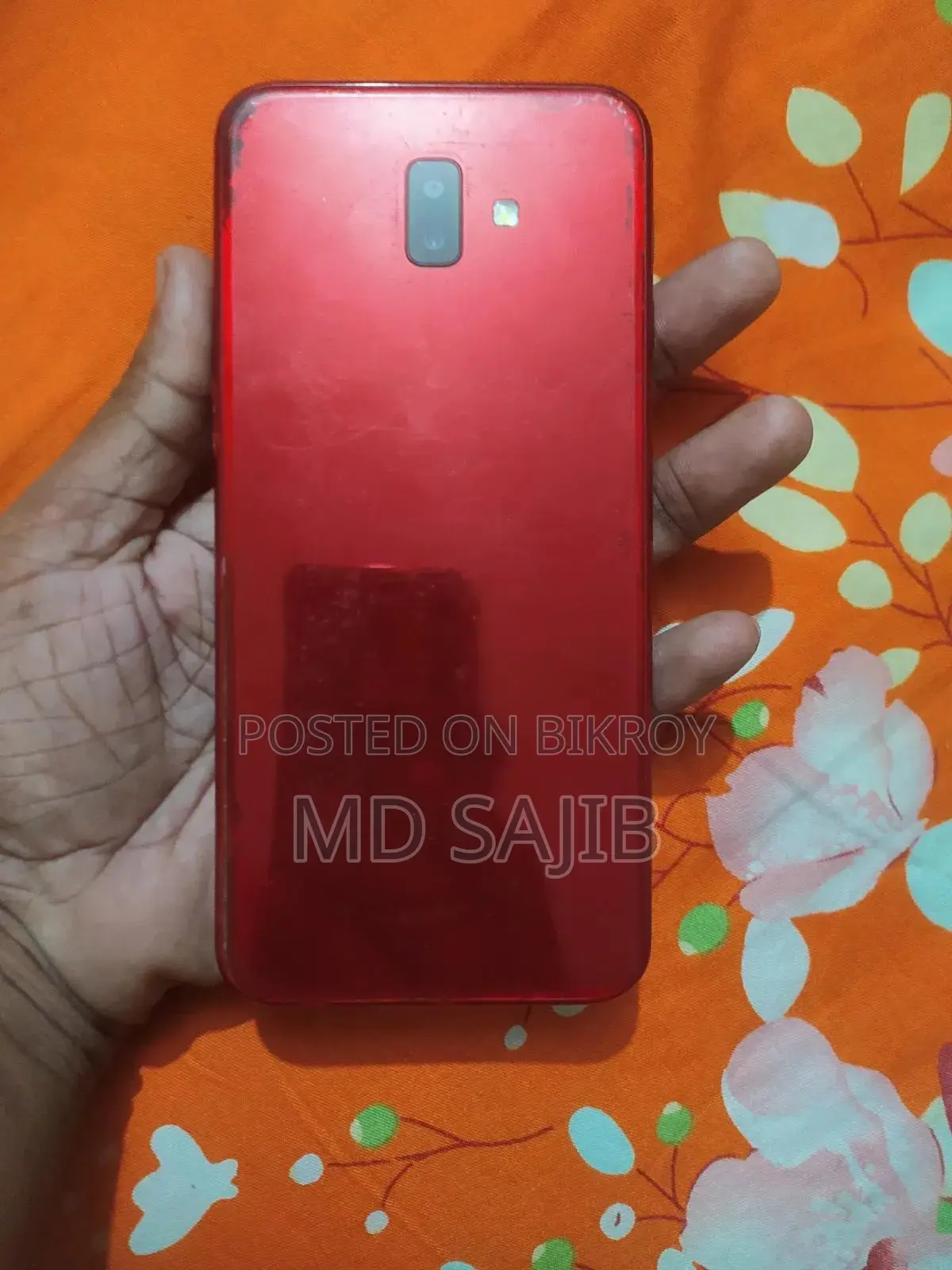 স্যামসাং গ্যালাক্সি জে৬+ ৩২ জিবি লাল