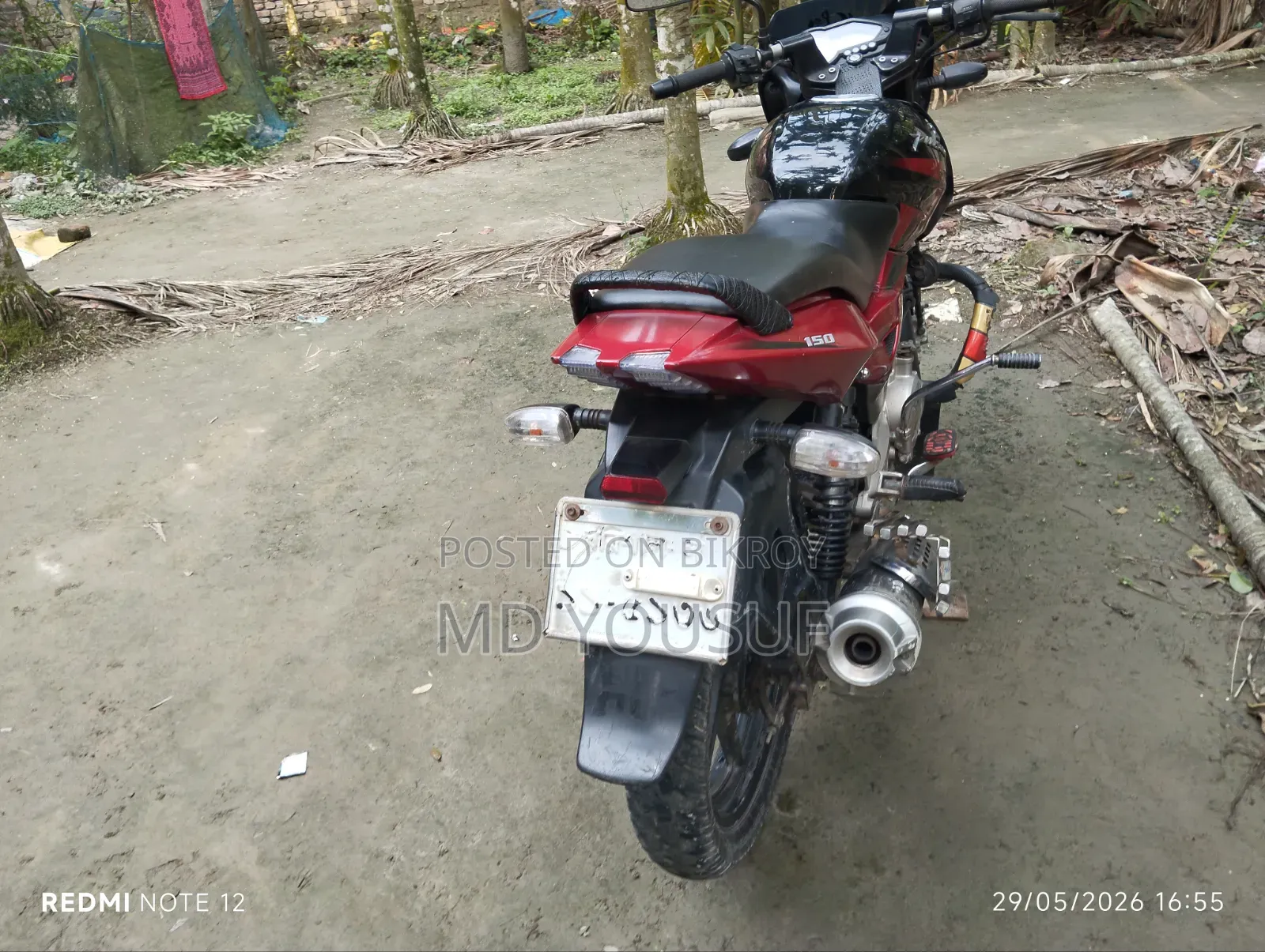 Bajaj Pulsar 150 2016 Red
