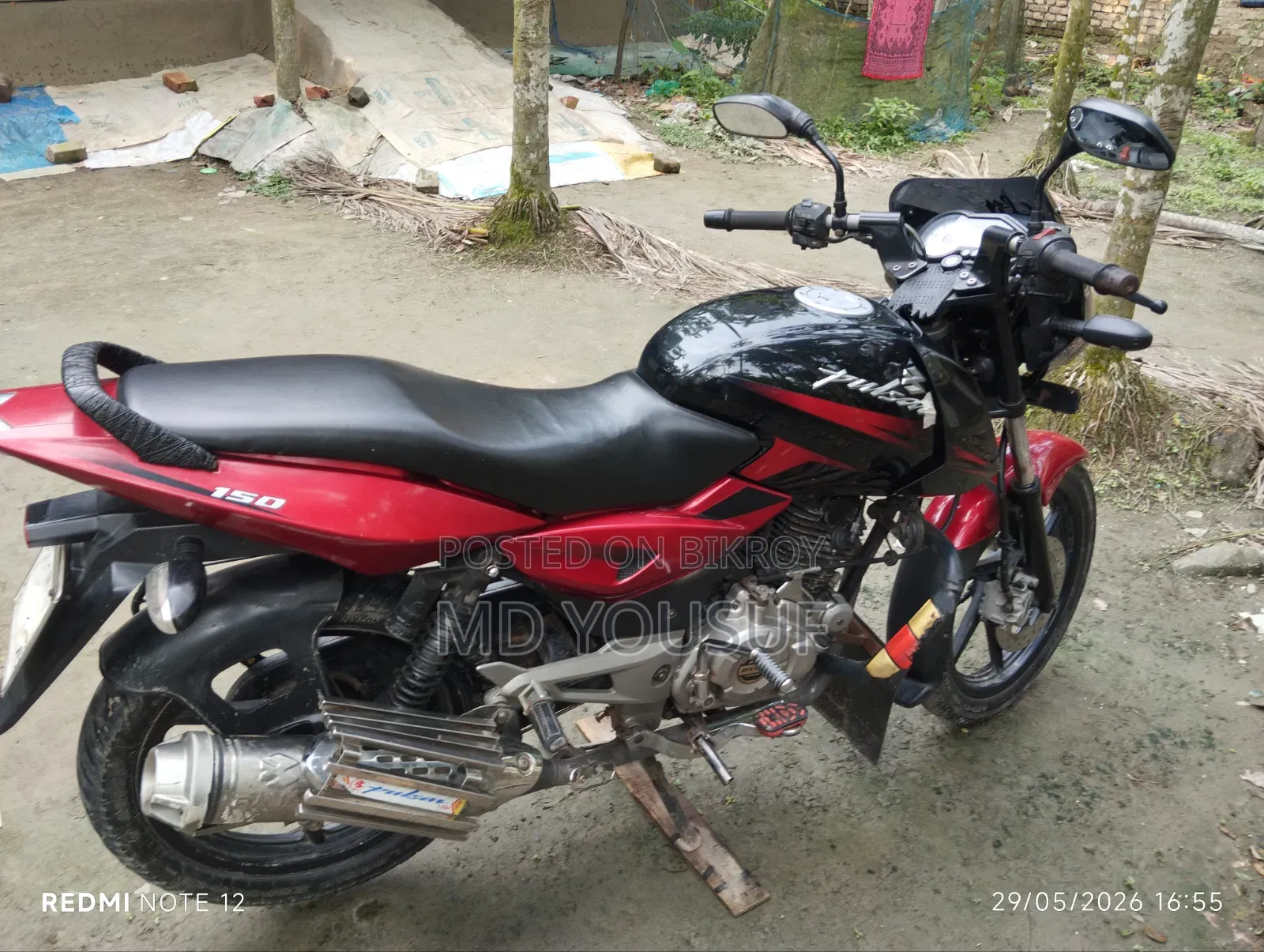 Bajaj Pulsar 150 2016 Red