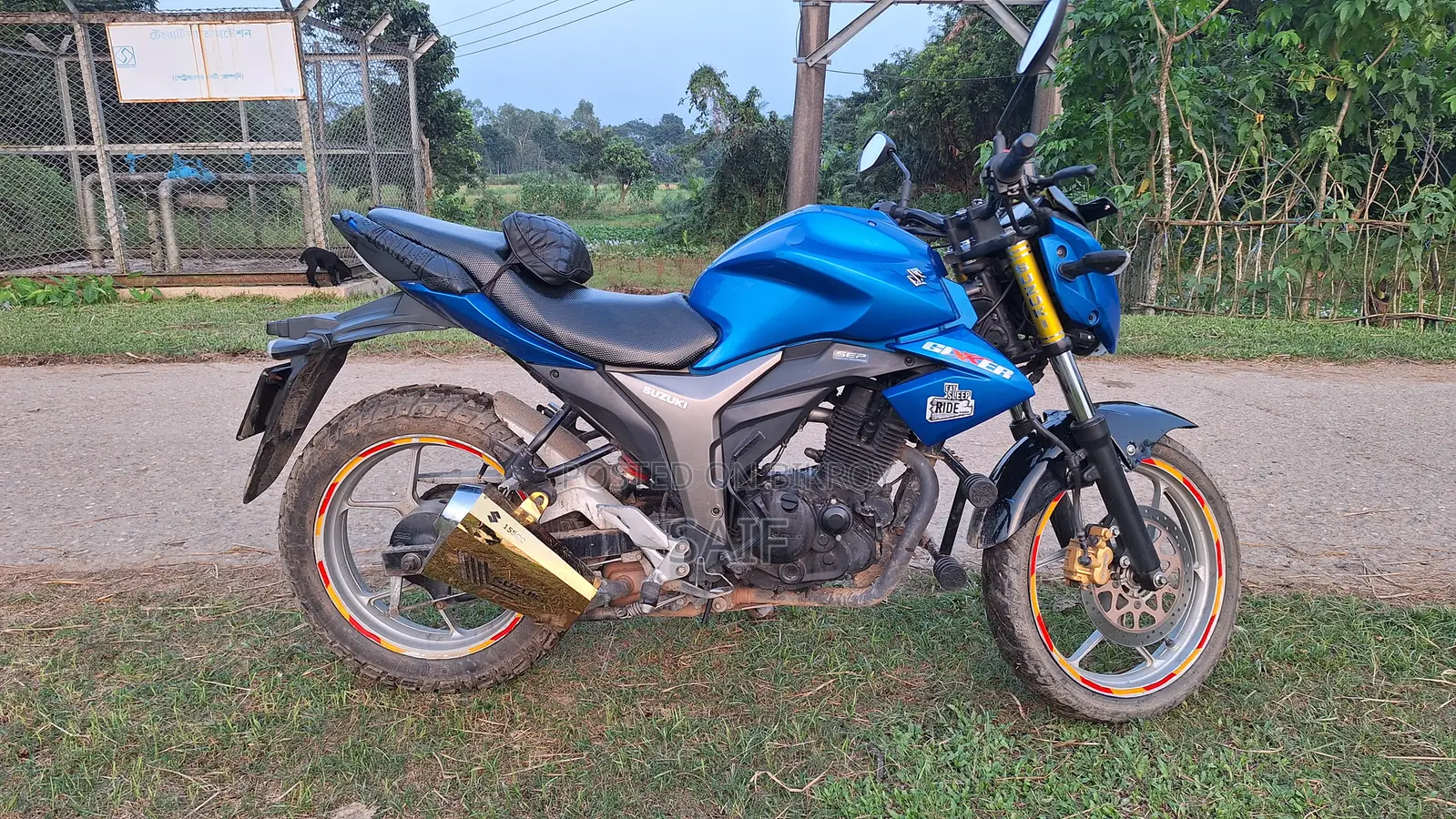 Suzuki Gixxer Monotone 2022 Blue