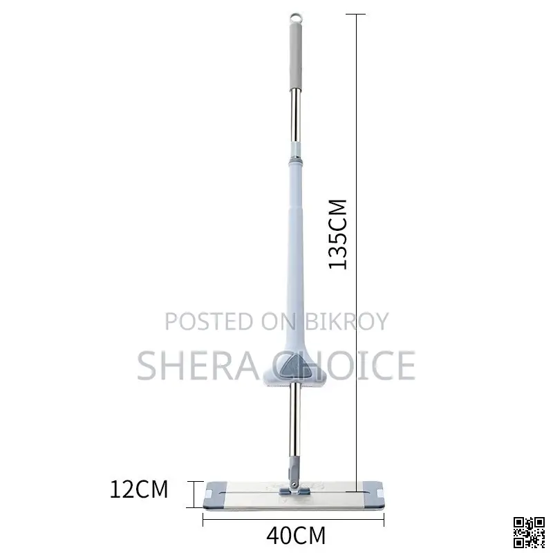 Smart Cleaning Solution—360° Rotating Flat Floor Mop