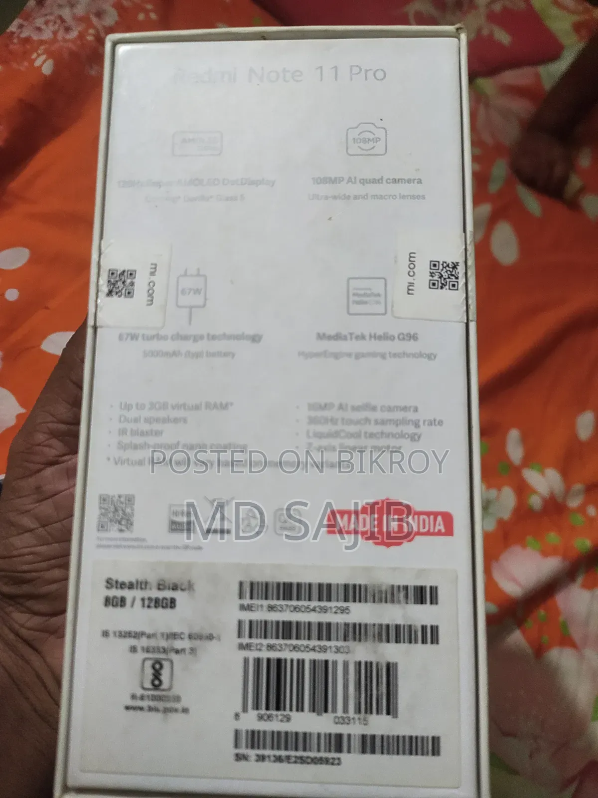 Xiaomi Redmi Note 11 128 GB Black