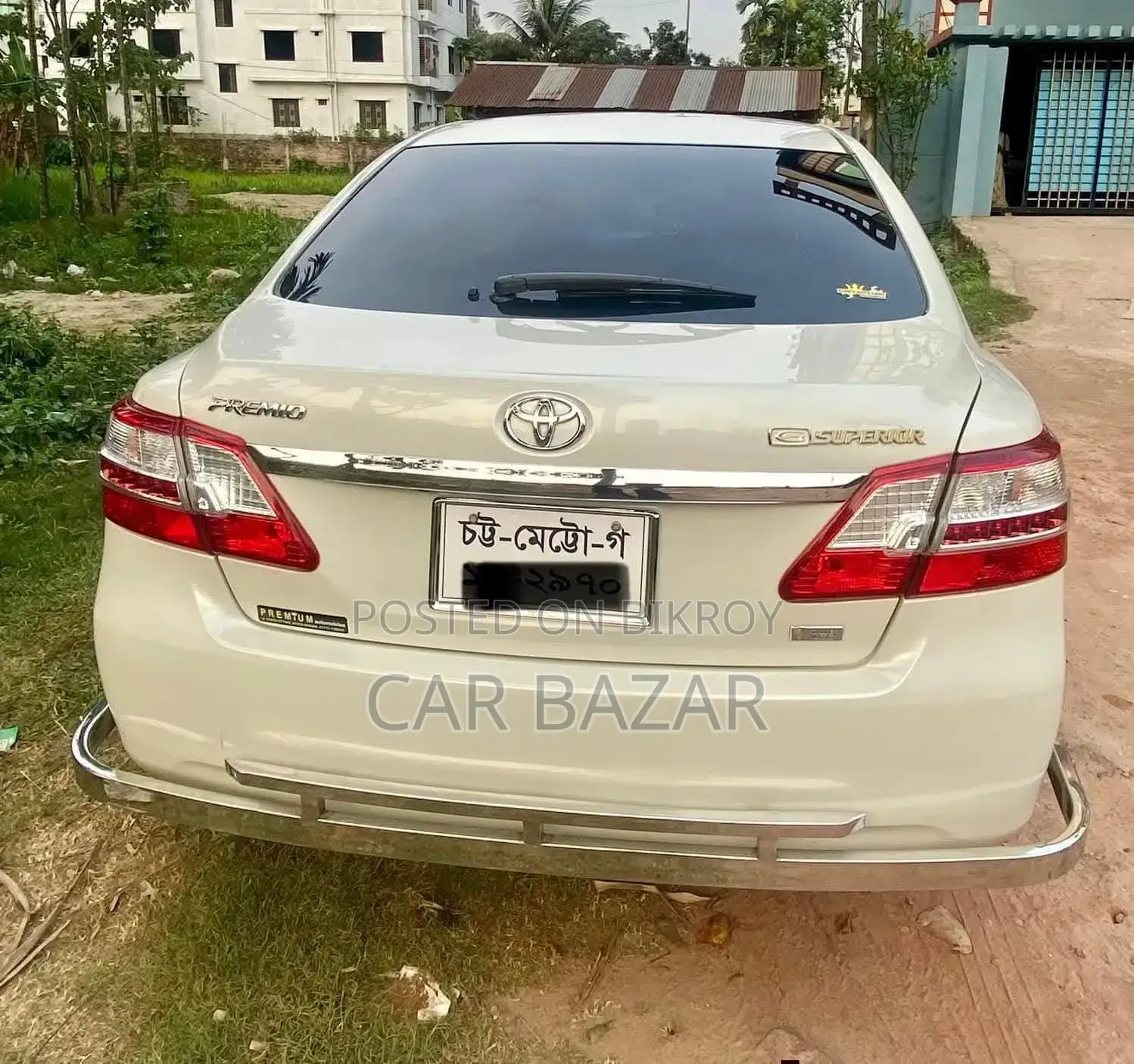 টয়োটা প্রিমিয়ো ১.৫ ফ্রন্ট হুইল ড্রাইভ ২০১৫ পার্ল