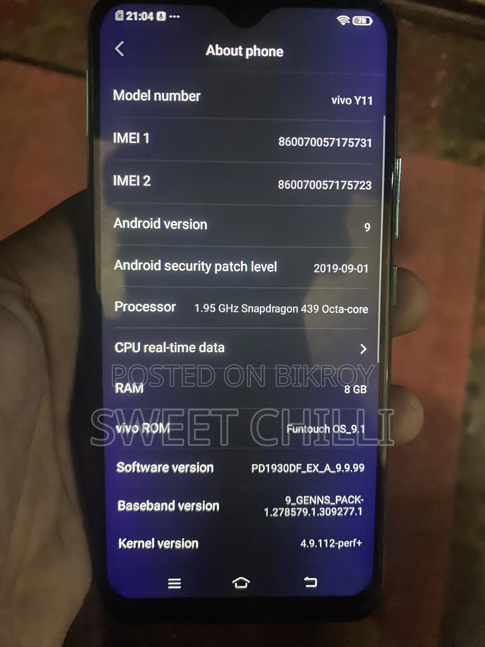 New Vivo 256 GB