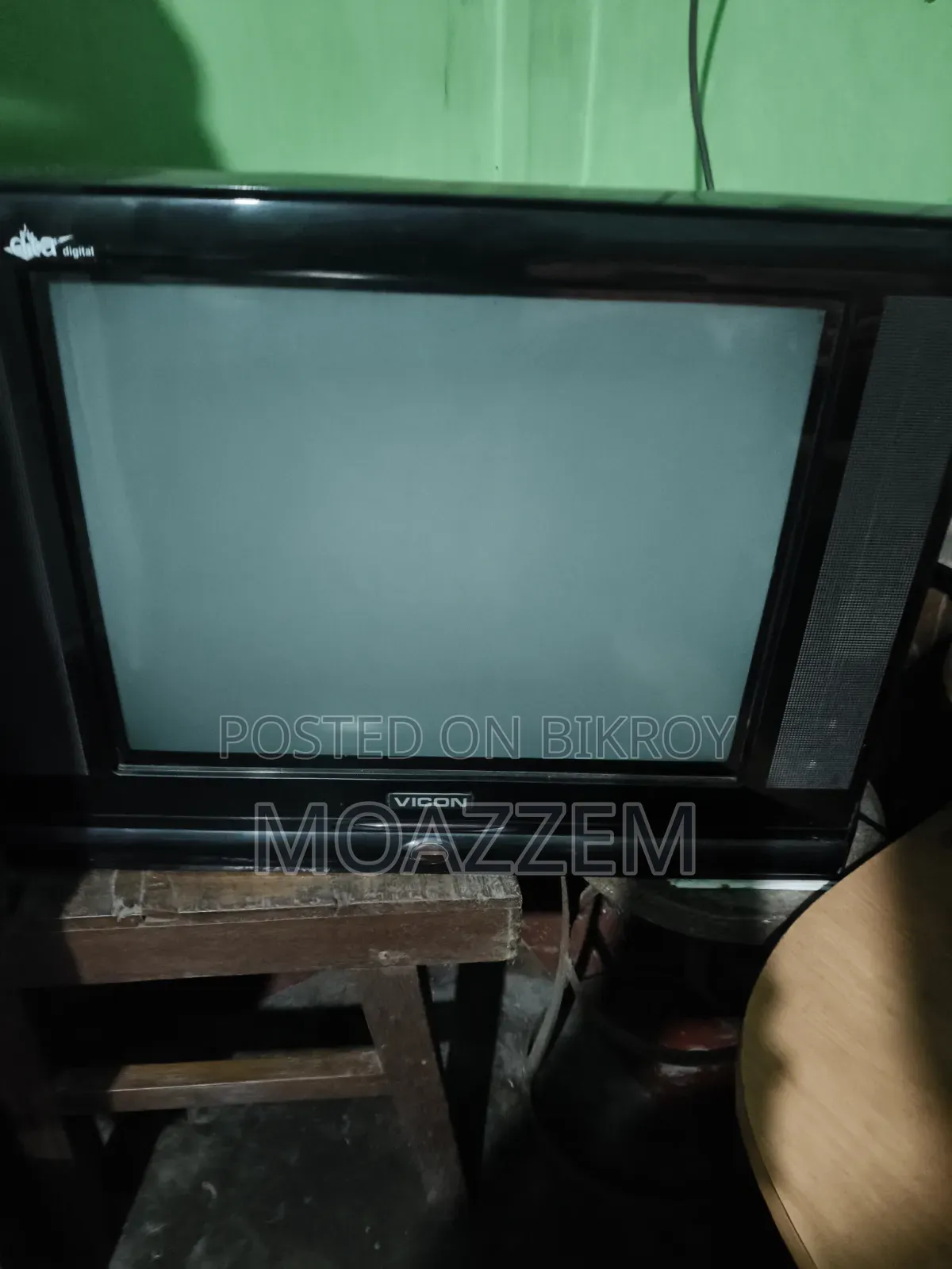 A 21-inch color TV for sale, looks like new.