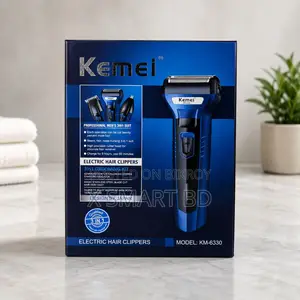 Kemei KM-6330 3-in-1 Hair Shaving Machine Grooming Kit