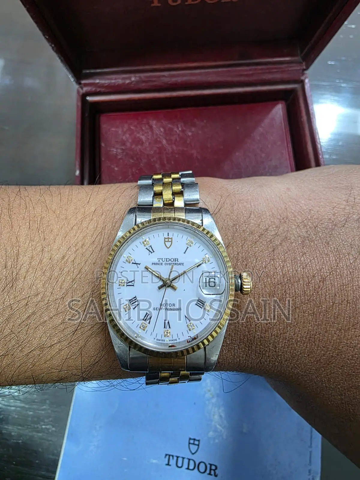 Tudor Prince Oysterdate 72033 – Two Tone – Diamond Dial – Full Set