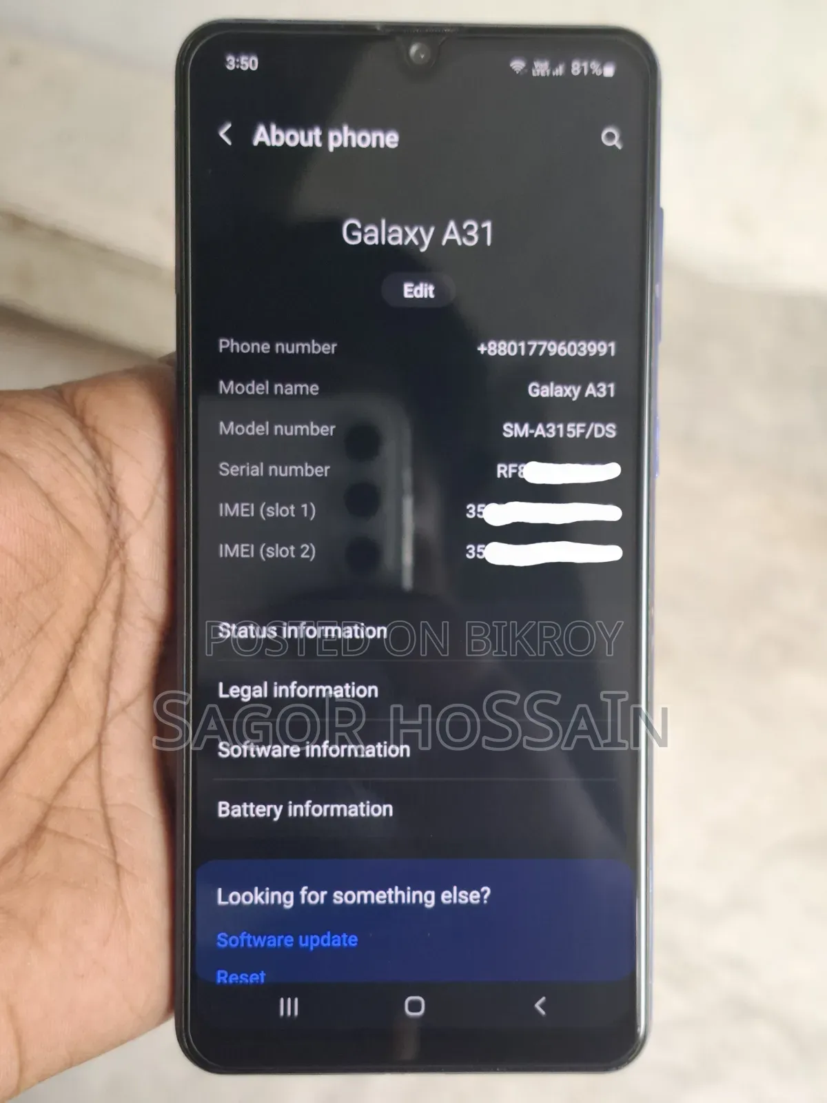 Samsung Galaxy A31 128 GB