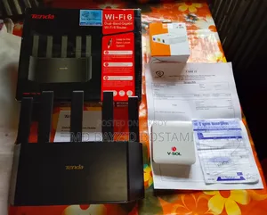 Tenda Tx2l Pro Ax1500 Dual-Band Gigabit Wi-Fi 6 Router Onu: V.Sol