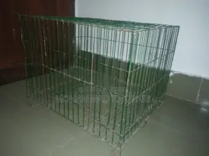 Used Green Wire Pigeon Cage (16"X20") - Good Condition for Pigeons