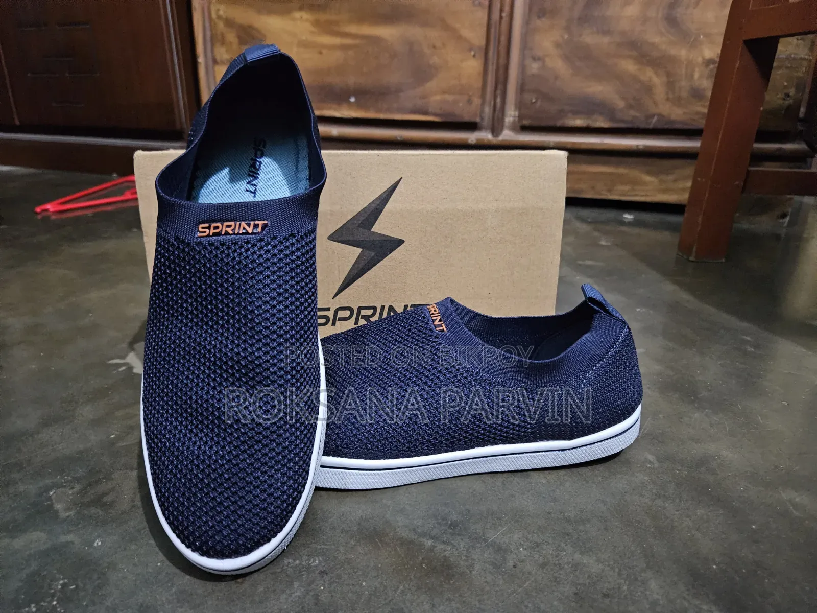Sprint Casual Slip-on Shoe | Navy Blue | Soft Lightweight