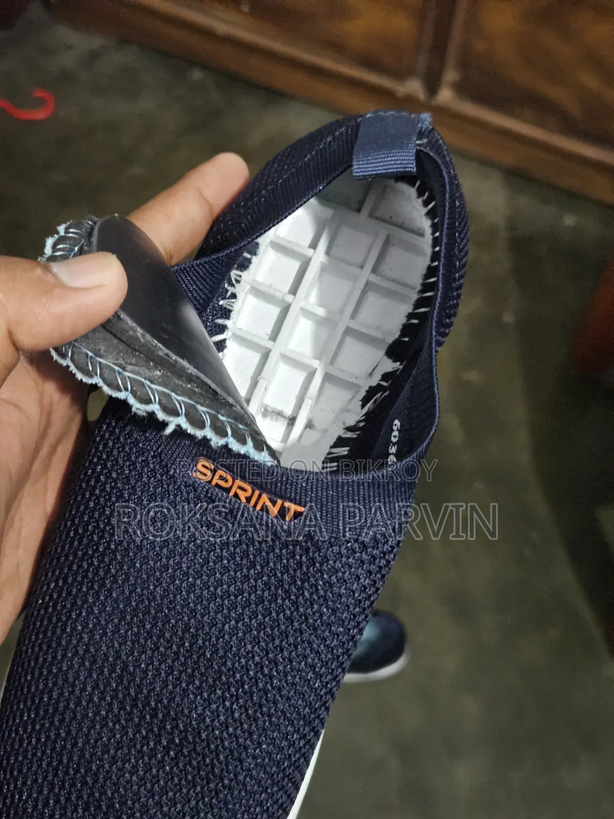 Sprint Casual Slip-on Shoe | Navy Blue | Soft Lightweight