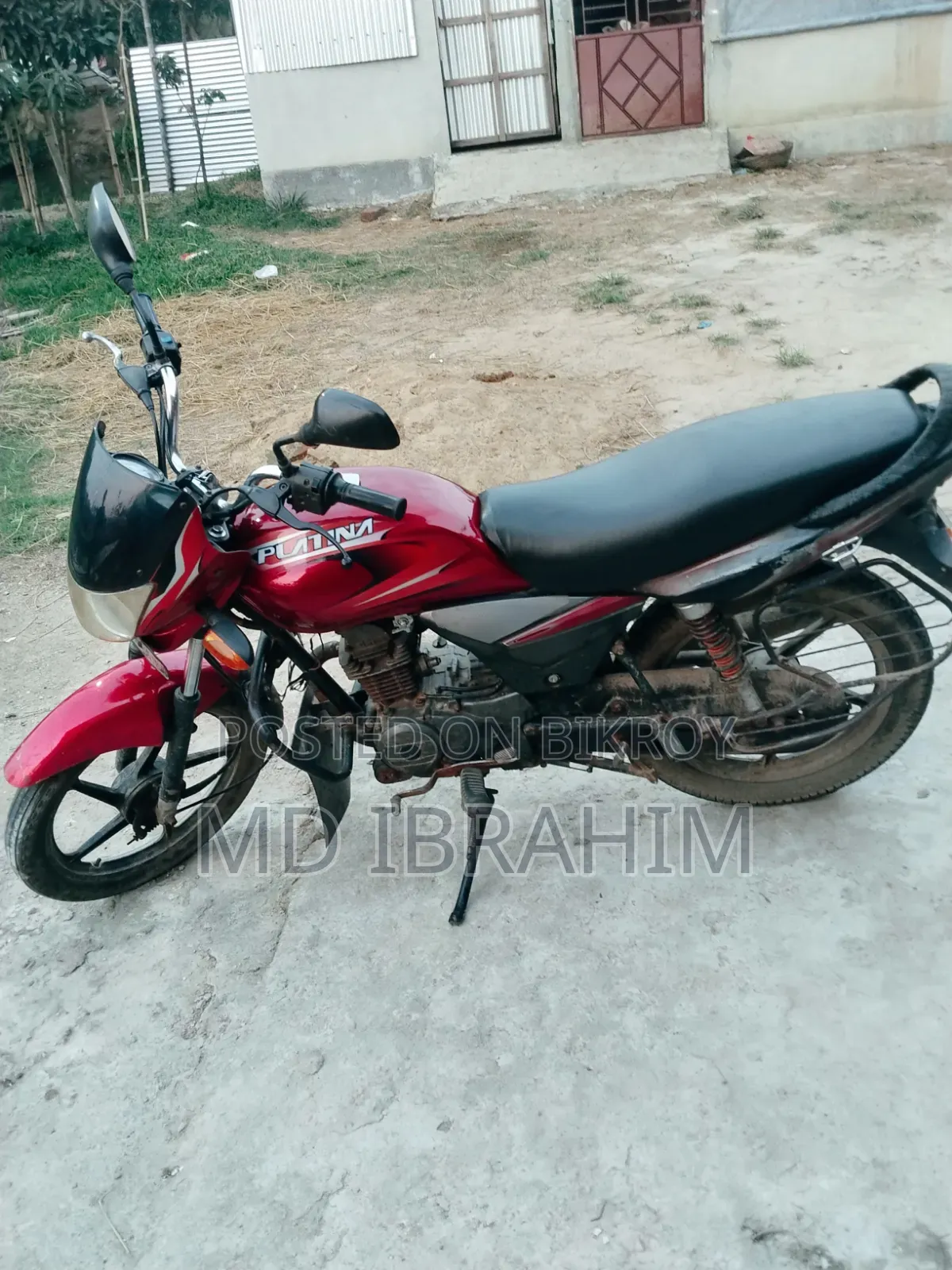 Bajaj Platina 100 2012 Red