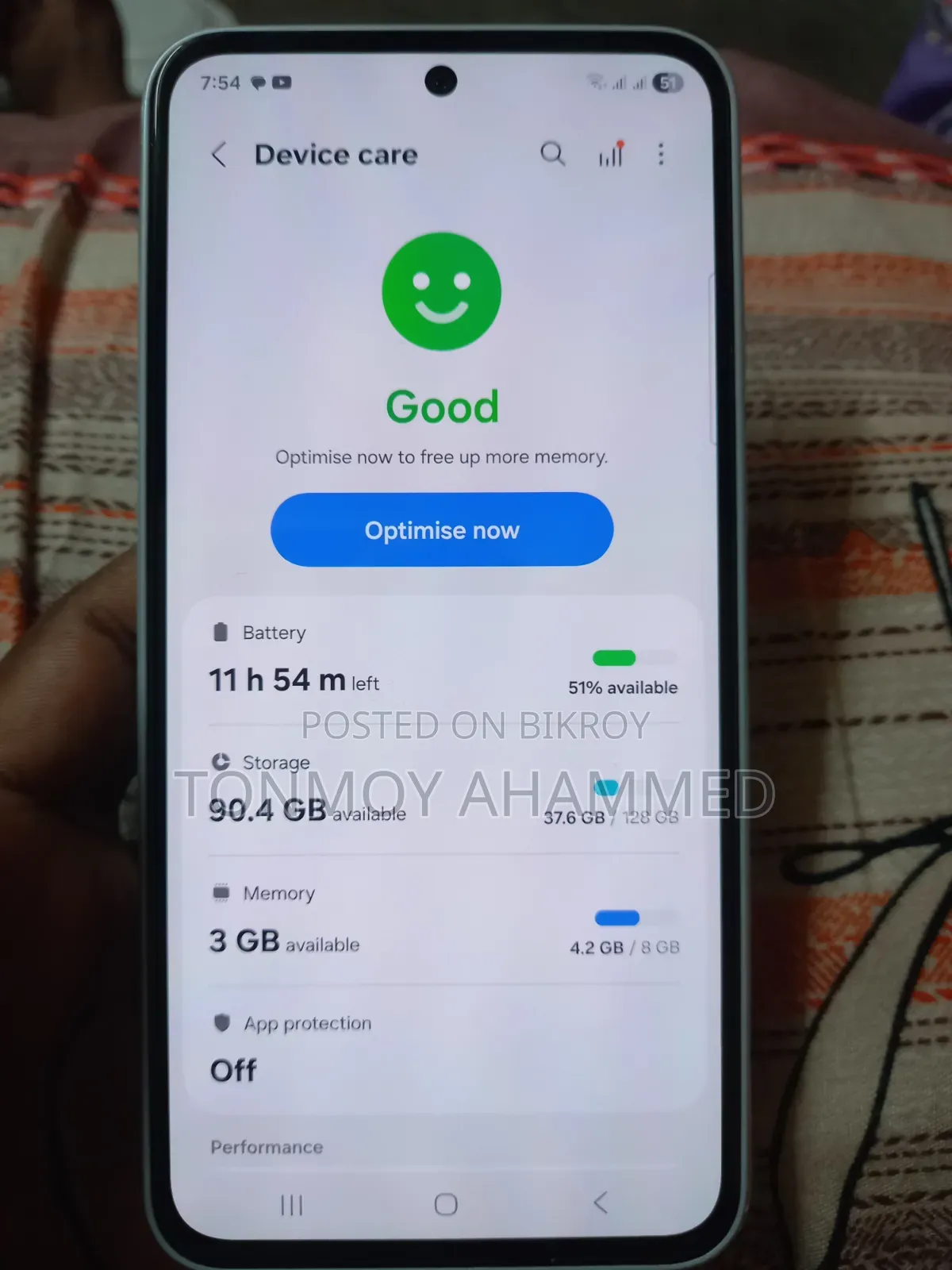Samsung Galaxy A35 128 GB White
