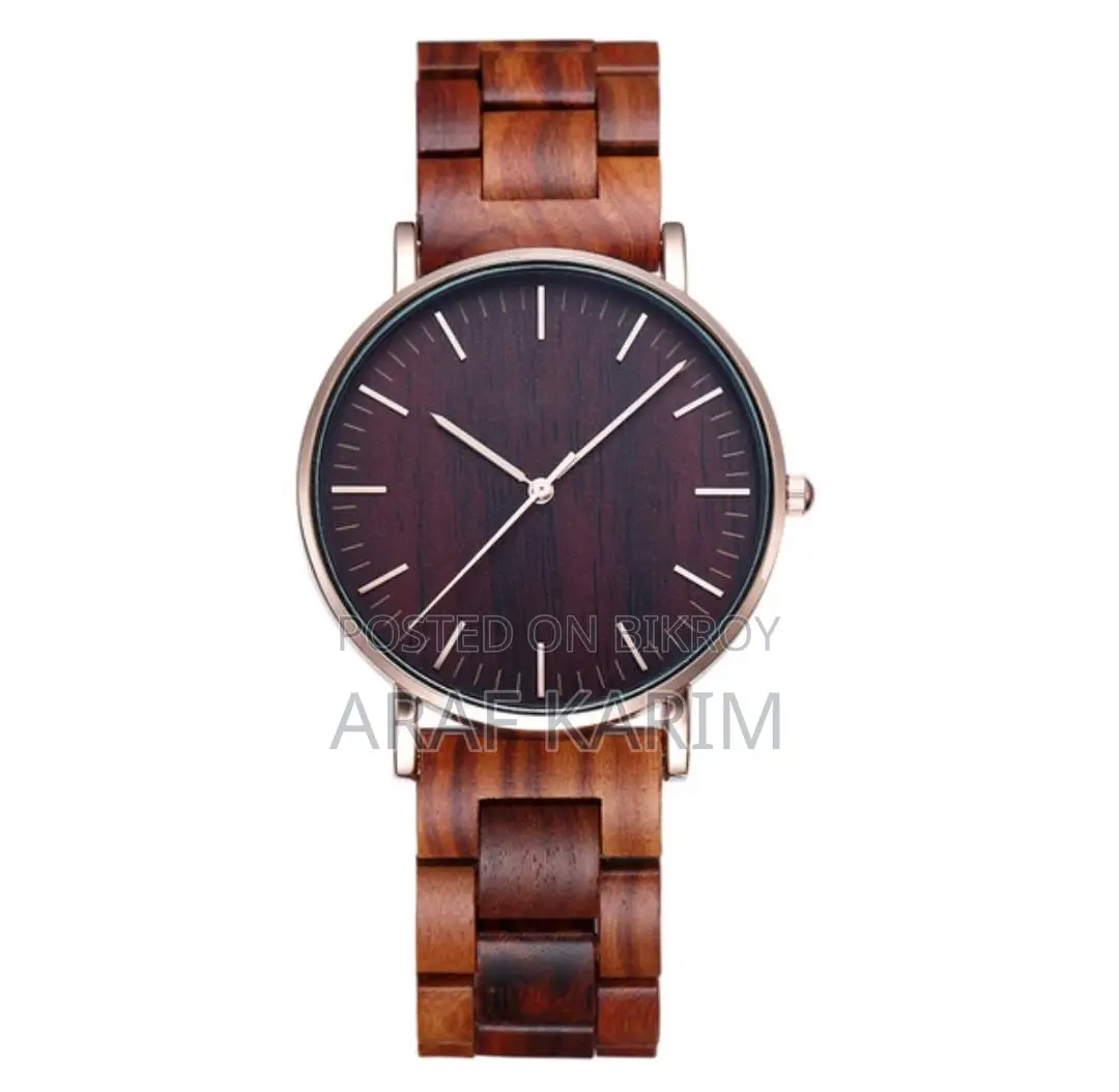 Minimalist Quartz Wooden Watches
