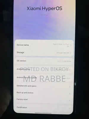Xiaomi Redmi Note 12 Pro+ 5G 256 GB White