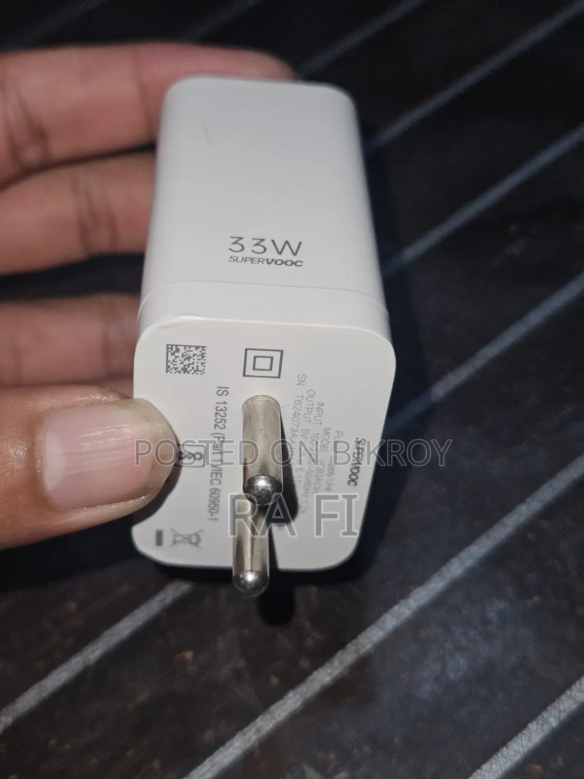 Realme 33W Original Supervooc Charger (Fully Fresh Condition)