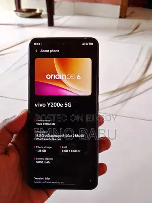 Vivo Y200e ১২৮ জিবি ব্ল্যাক