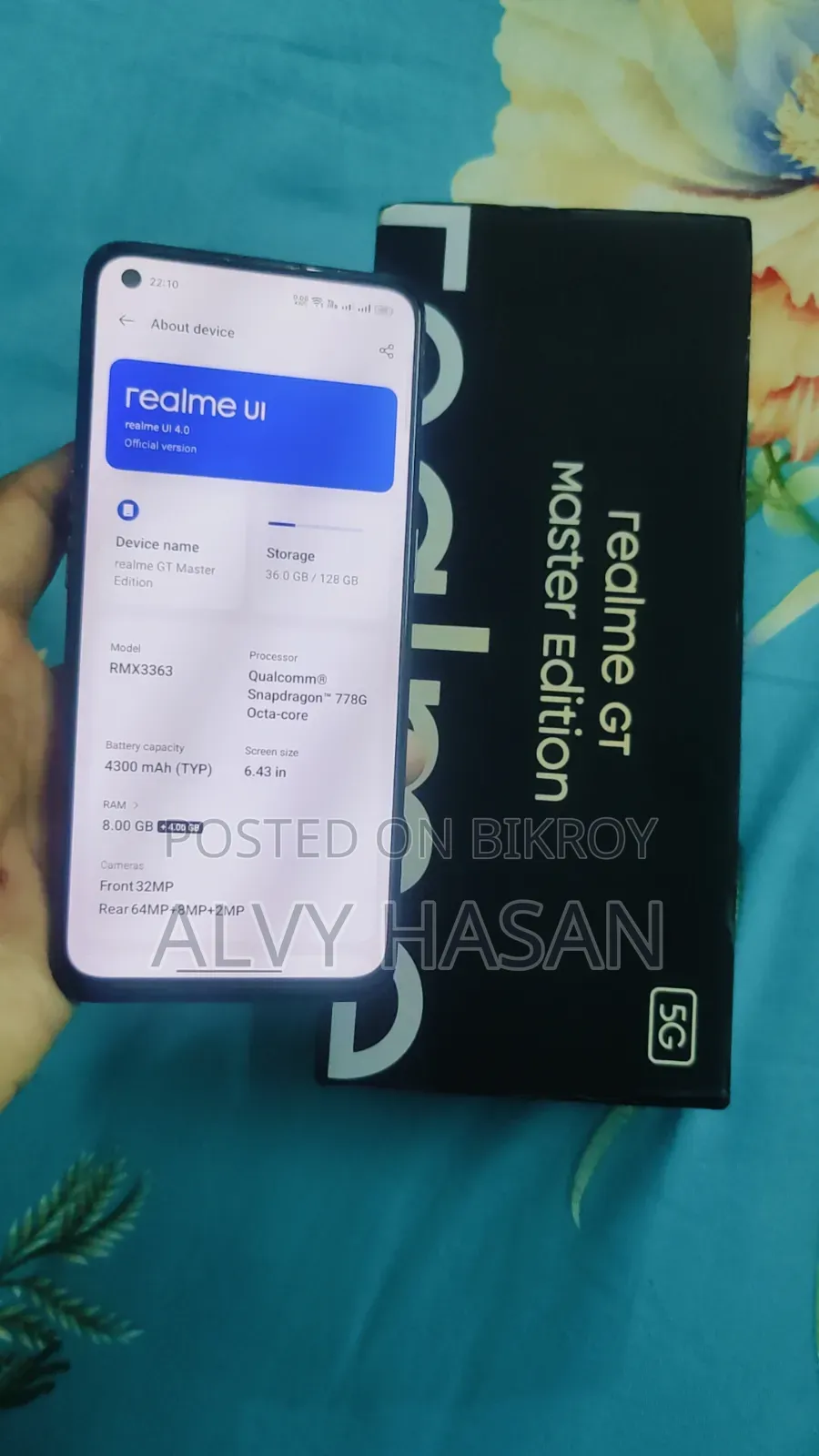 Realme GT Master Edition 128 GB Gray