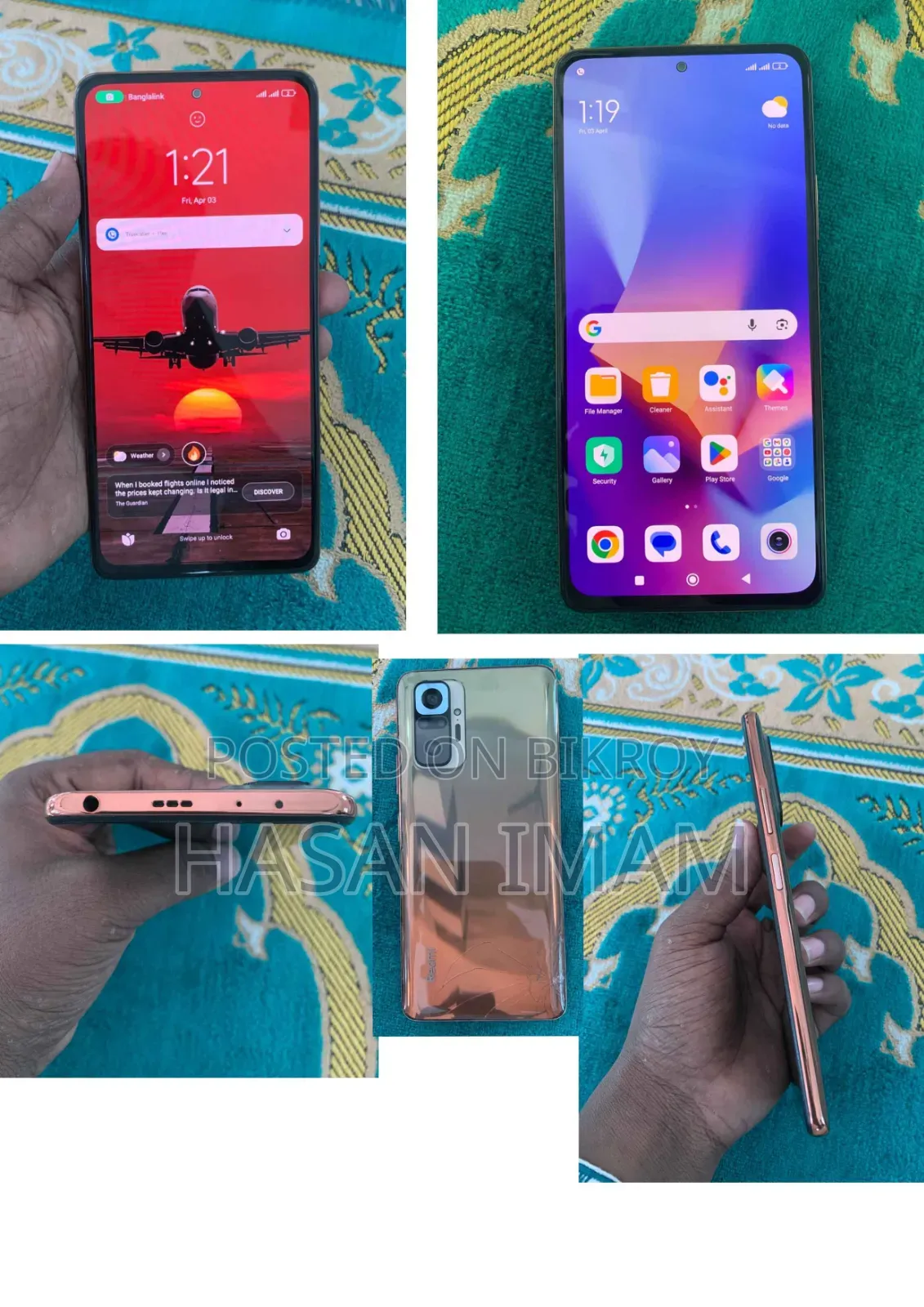 Xiaomi Redmi Note 10 Pro 128 GB Rose Gold