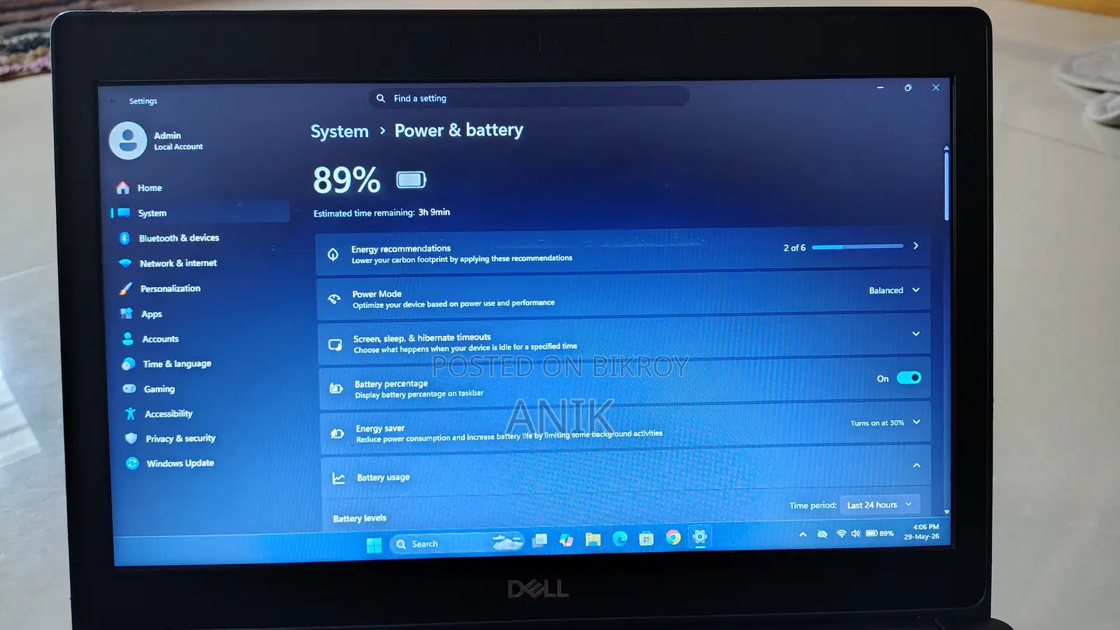 Laptop Dell Latitude 5290 4GB Intel Core I5 SSD 128GB