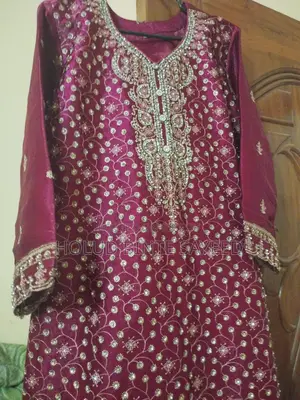 Only Used Once | Heavy Embroidered Party Wear Dress Set | 2500 Tk