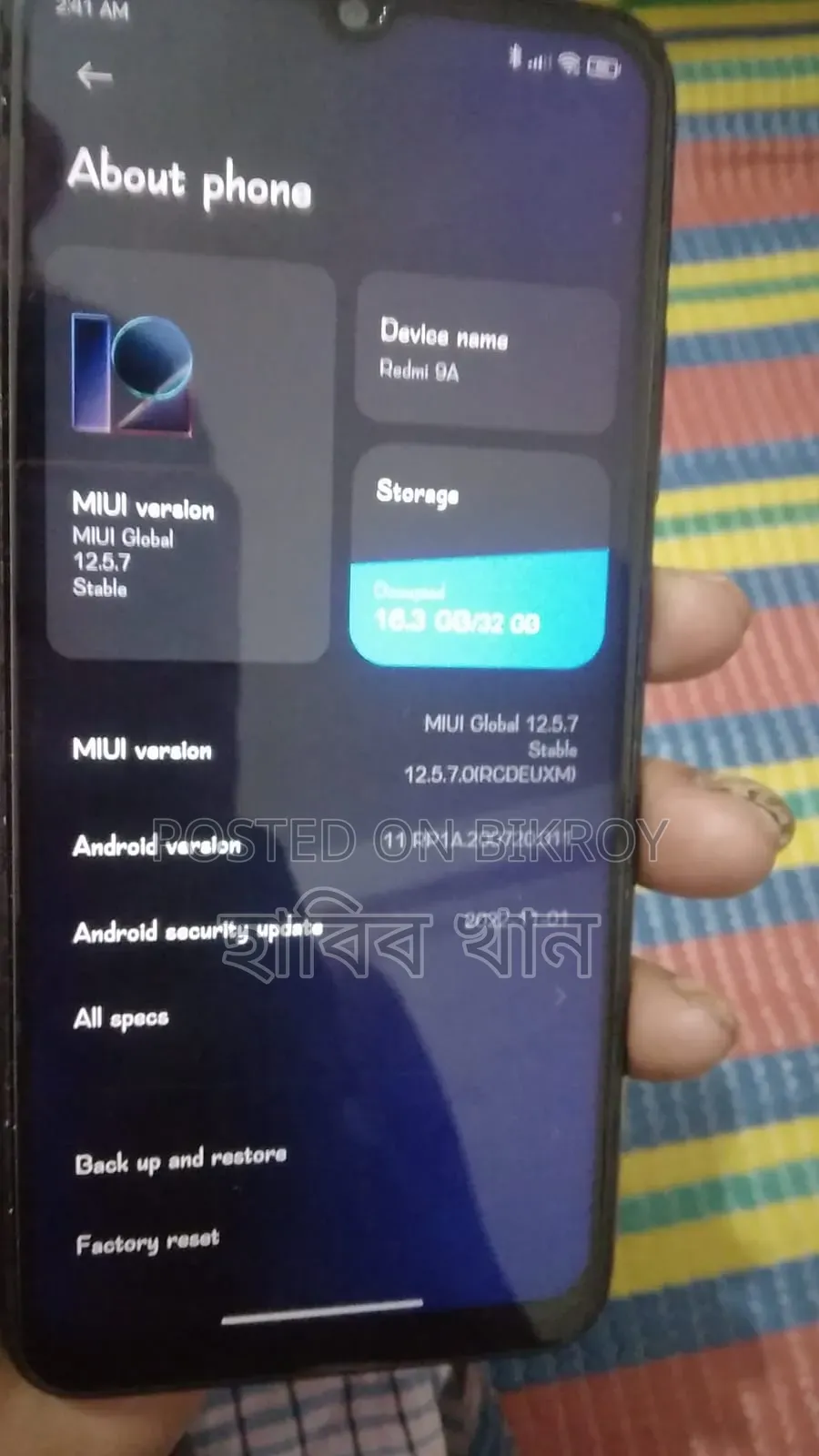 Xiaomi Redmi 9A 32 GB Black
