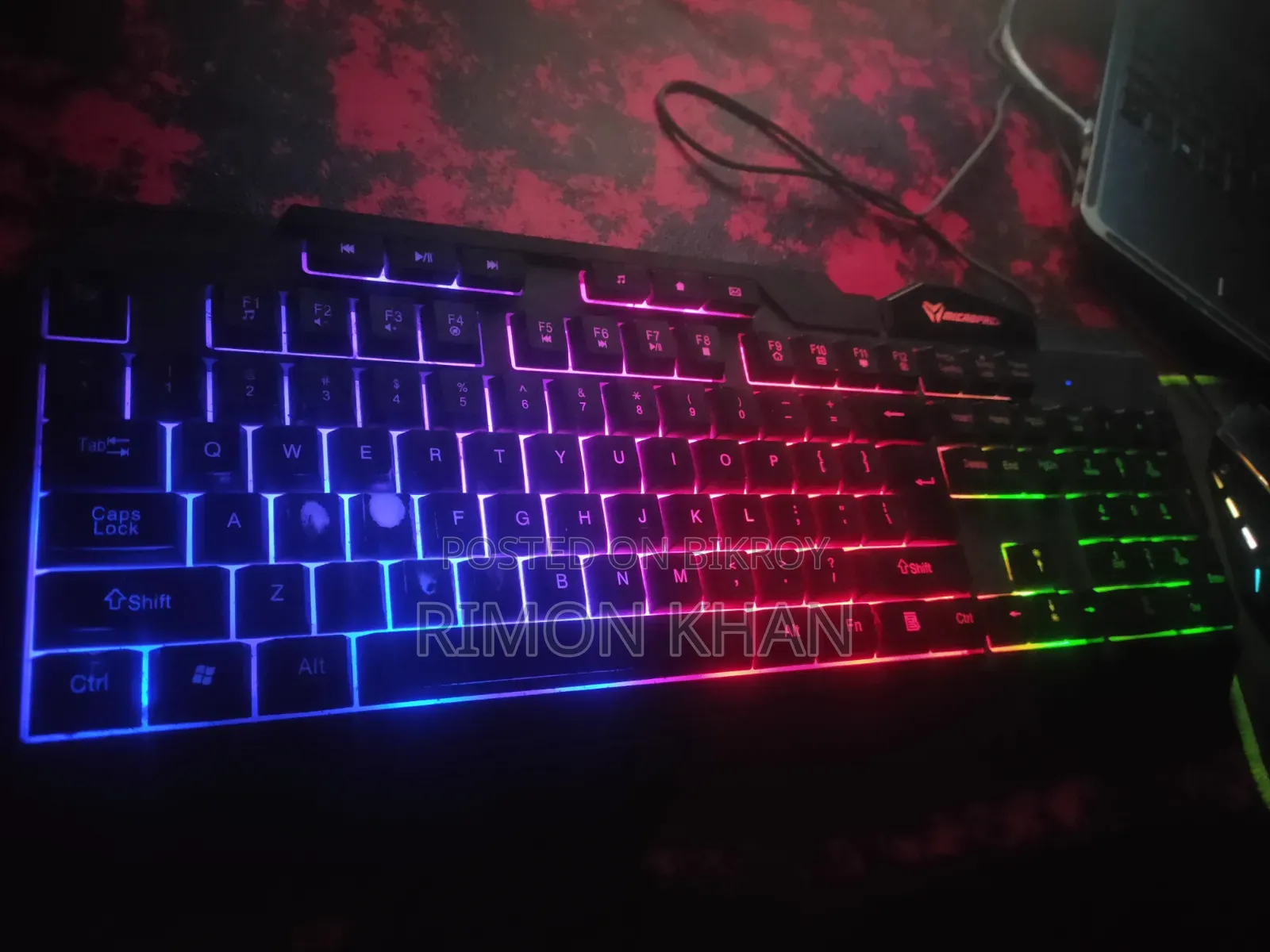 Micropack Gc-30 Cupid Rgb Gaming Keyboard Mouse Combo