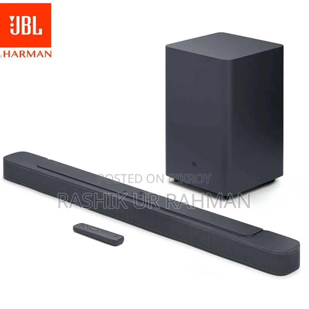 JBL Bar 2.1 Deep Bass Mk2 2.1 Channel Soundbar With Wireless Subwoofer