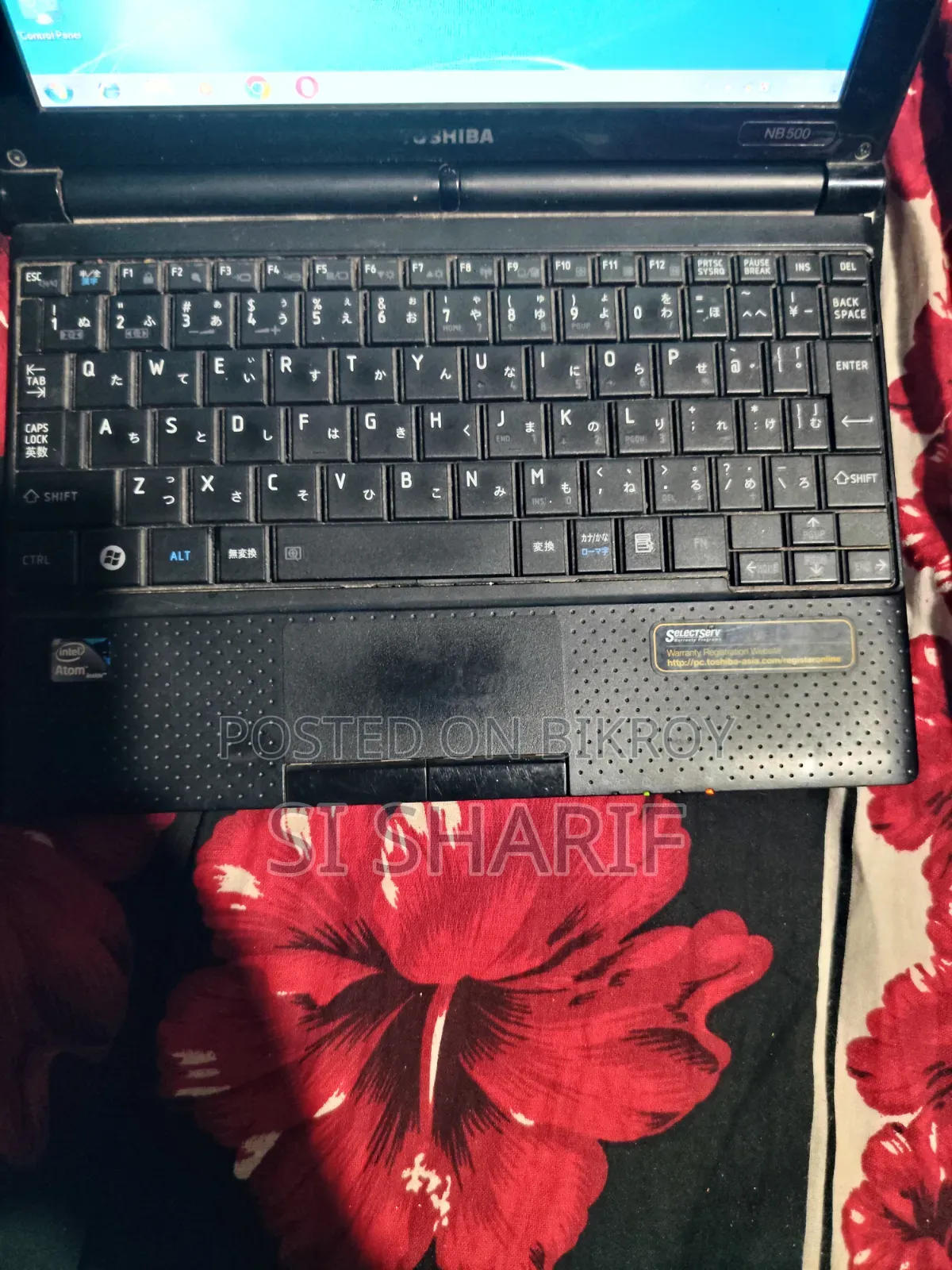 Laptop Toshiba NB505 Mini 3GB Intel Core I5 HDD 500GB