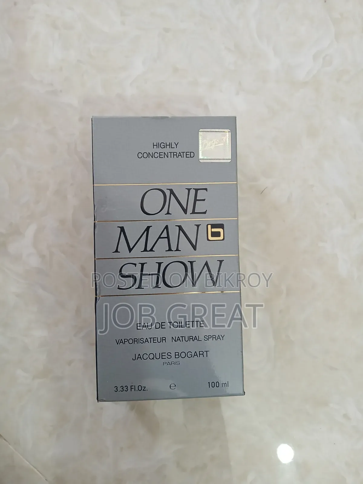 Singapore Imported Original Highly Concentrated One Man Show Perfume
