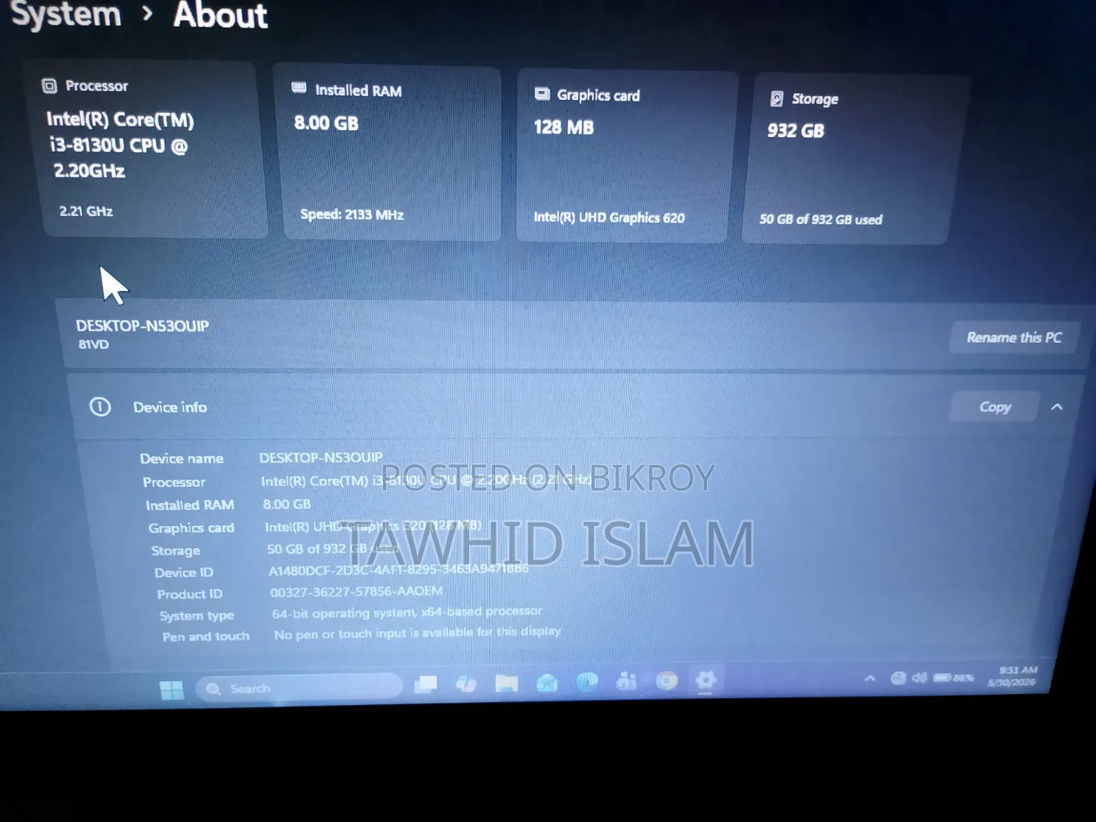 Laptop Lenovo IdeaPad S145 8GB Intel Core I3 SSD 1T