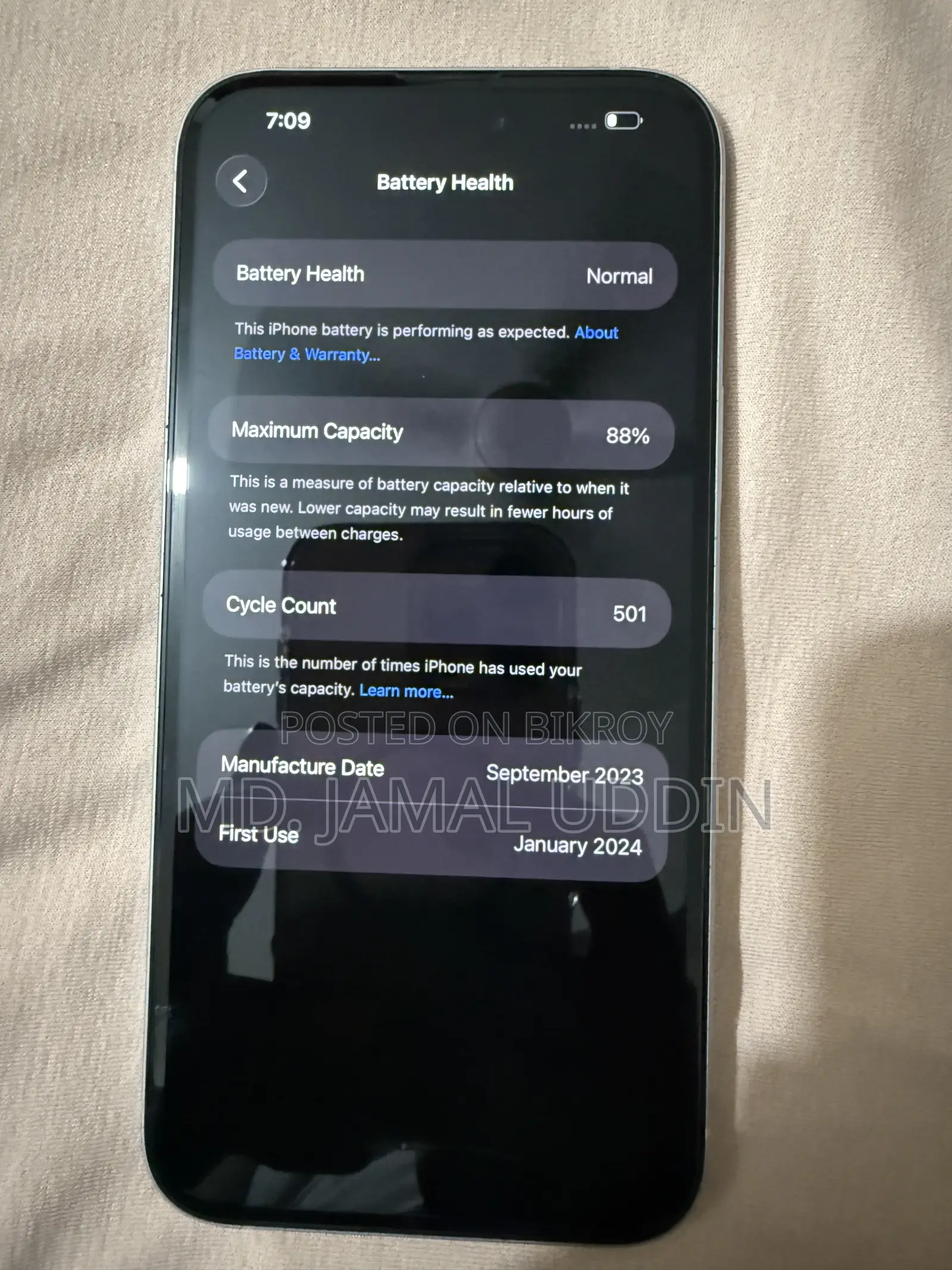 Apple iPhone 15 Plus 128 GB Blue