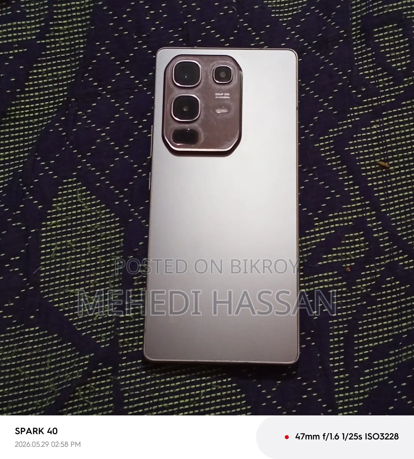 Infinix Note 50 4G 256 GB Gold