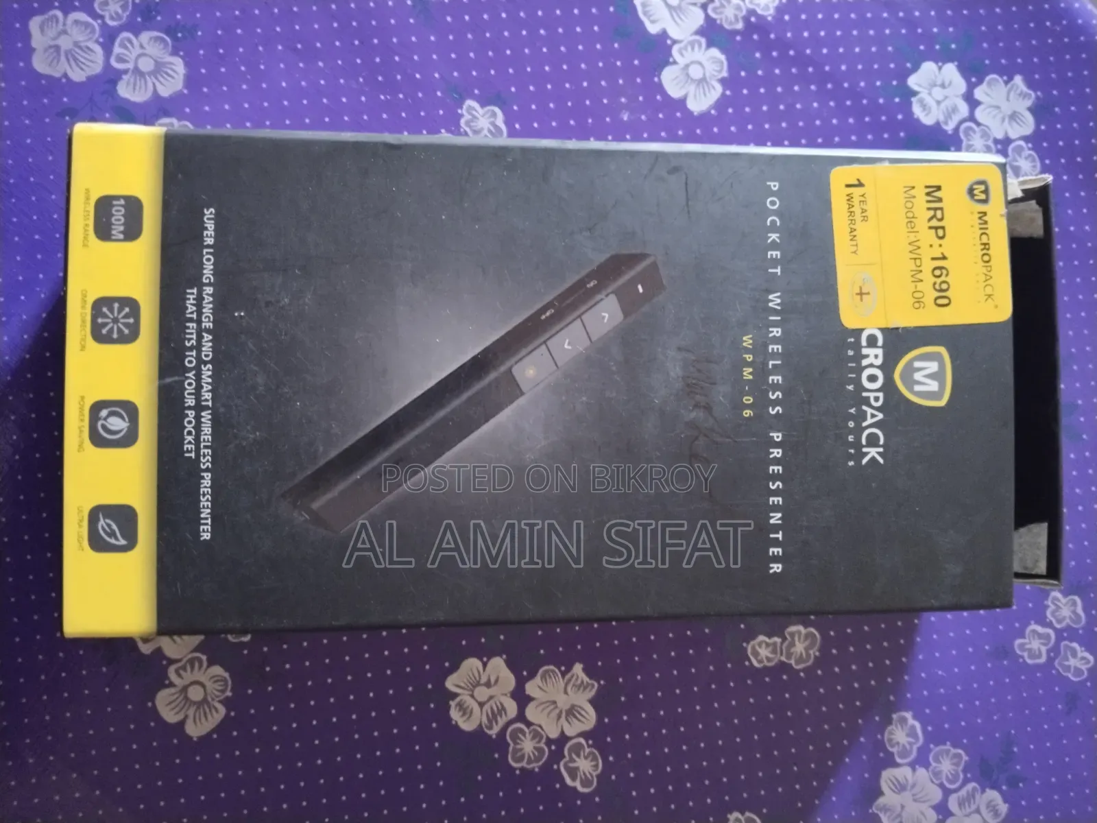 Micropack Pocket Wireless Presenter (Model: WPM-06)