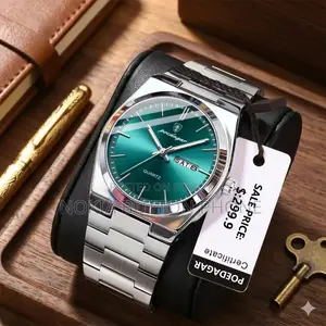 Poedagar 930 New Luxury Luminous Date Week Stainless Steel Watch