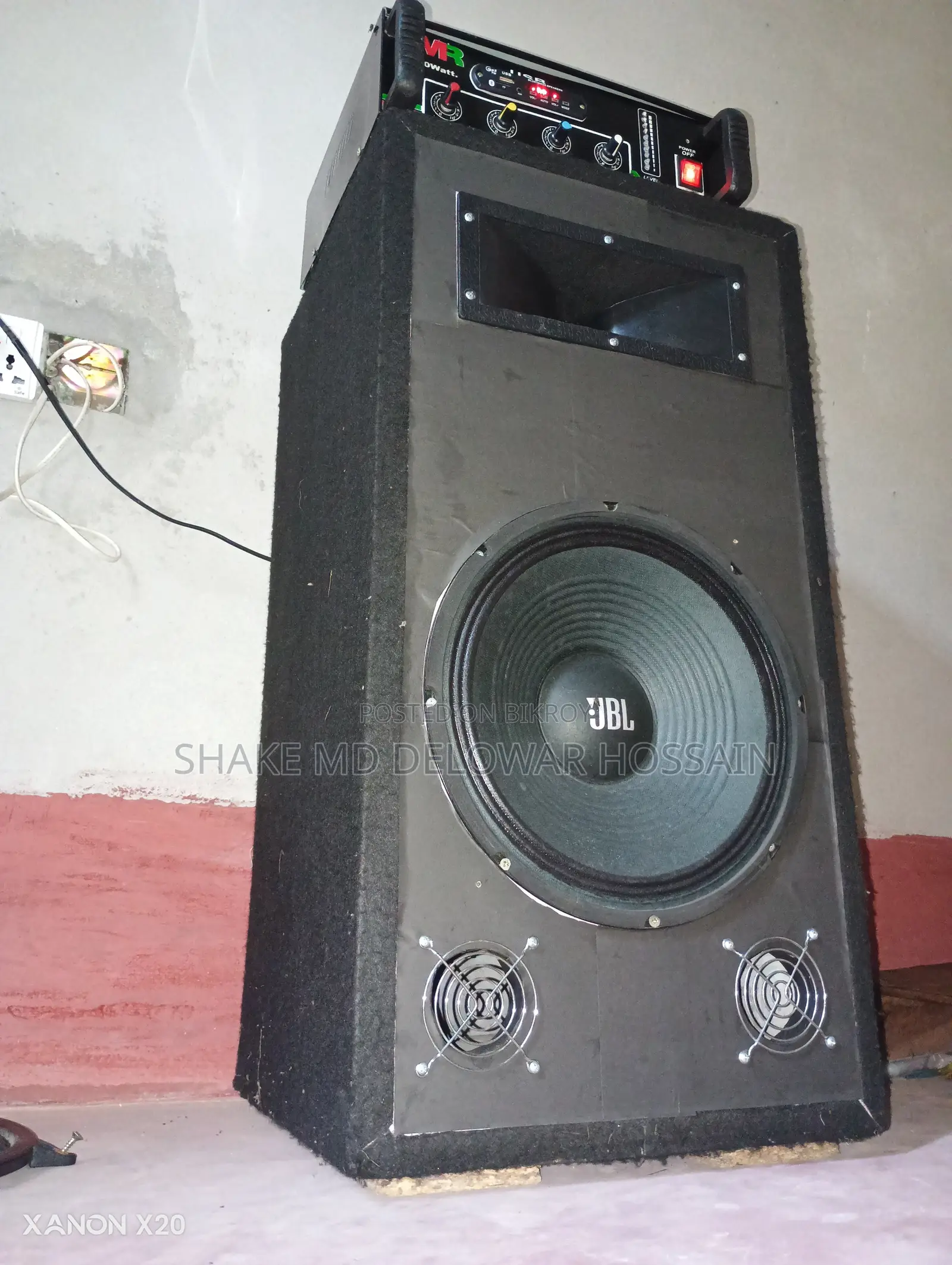 12 Inch JBL Speaker Sound Box With Amplifier