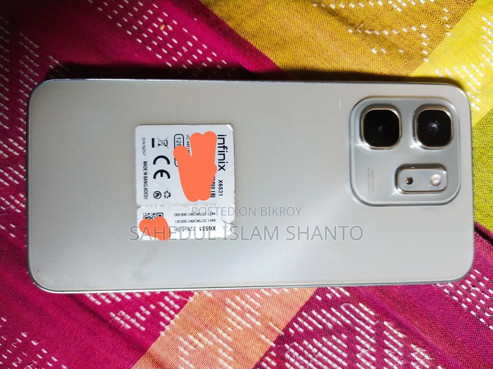 Infinix Hot 50i 128 GB Silver